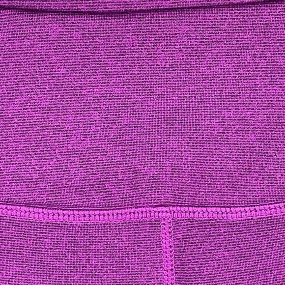 Fabletics Salar Printed PowerHold Leggings Heathered Purple Full Length 29” - Picture 4 of 12